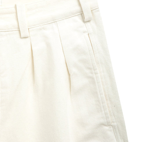 Sunflower Pleated Shorts White 010 4135 Degli Uberti